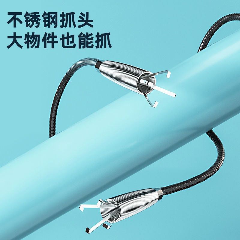 速发长夹马取物下水道异物夹具器管道疏通神器厕所子桶专用工取抓
