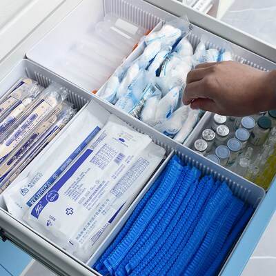 速发可批分院抽屉收纳盒医隔盒桌面筐格盒物品收纳分医院6s管理盒