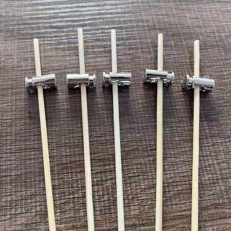 速发吊炉焖烤炉专用竹签夹子扣签卡扣签烤烧子固定铁圆签通用卡箍