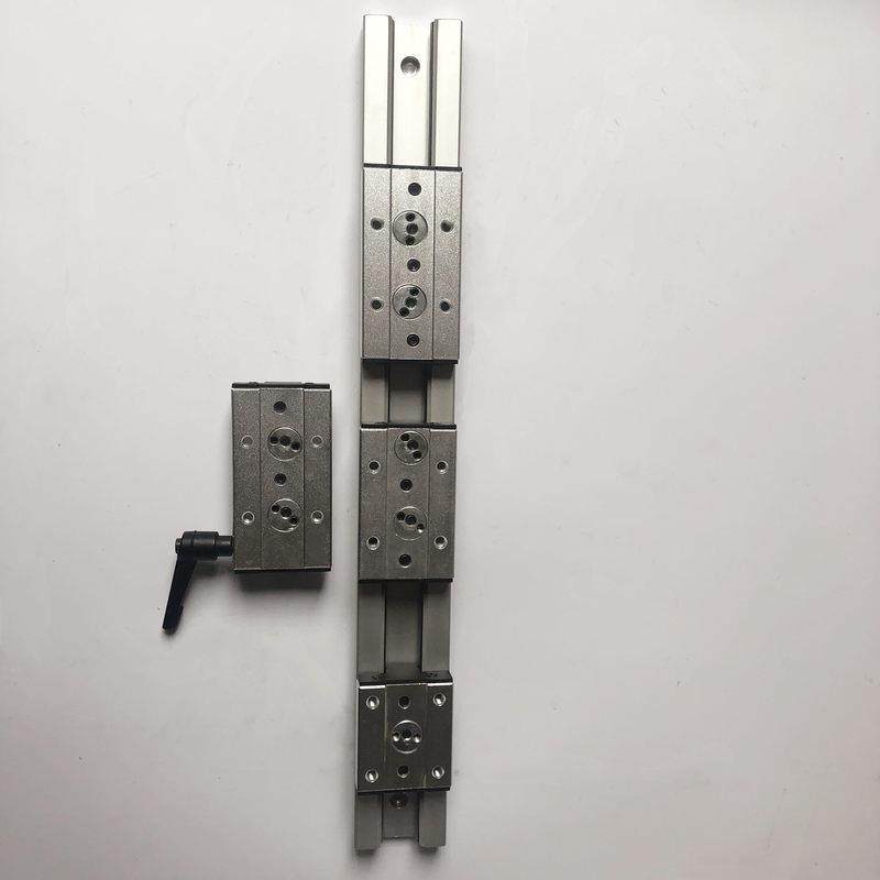 速发新品内置双轴心直线导轨SGR10 15 2E0 5 15滚轮滑块滑轨高精