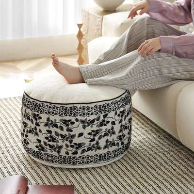 民族风坐墩蒲团坐垫不塌懒人坐垫座墩蒲团 可拆洗 坐墩套不含芯