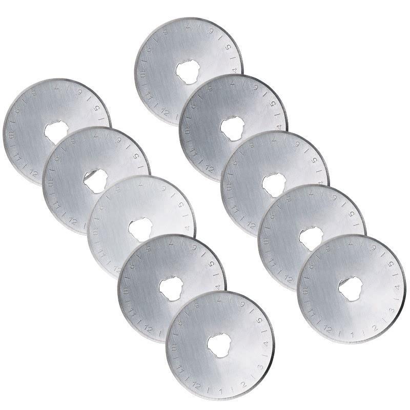 纸管刀片带刀片布料切割皮革圆胶带刻度分切机刀片切薄膜圆形