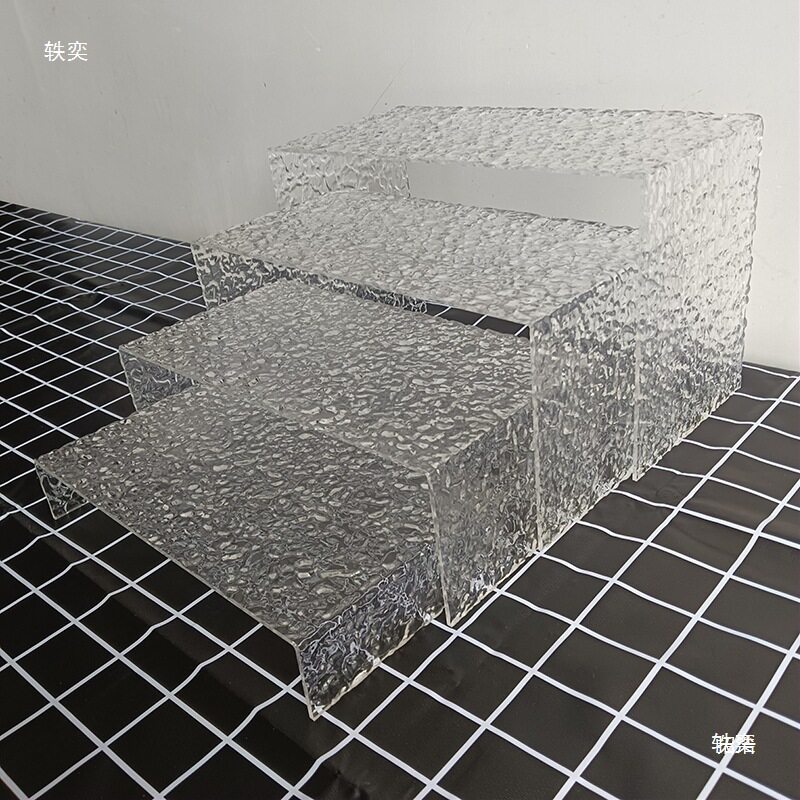 下午茶点心架纸杯蛋糕架子亚克力展示架水波纹歇冷餐茶甜品台摆件