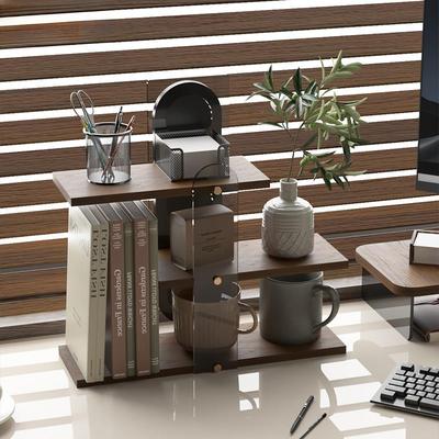 蔻洛希水杯架子桌面收纳盒多层展示架多功能小型功夫茶杯子置物架