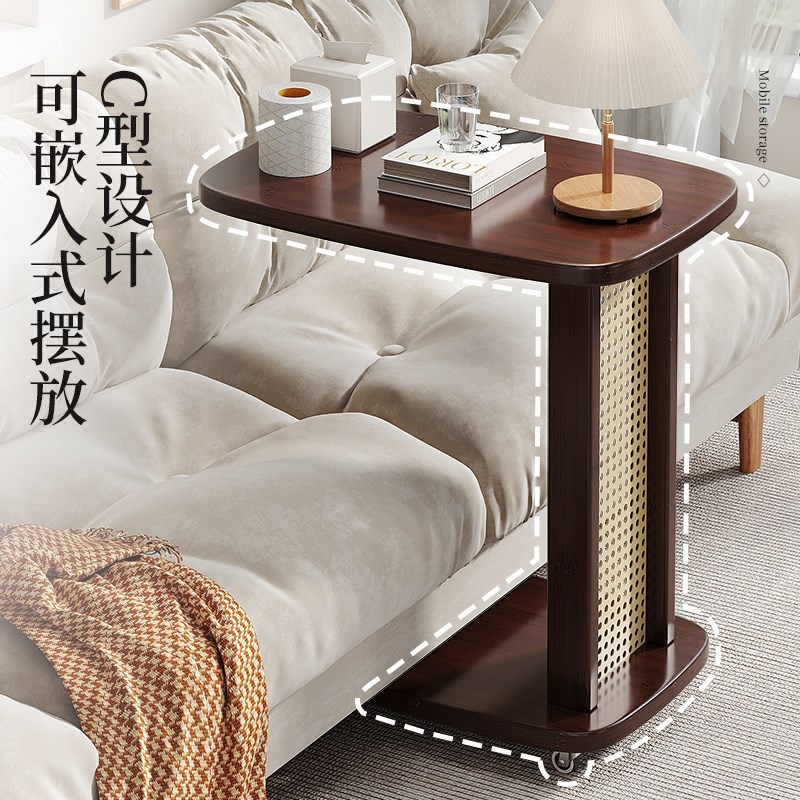 可移动床头柜卧室床边小推车床头置物架简约多功能沙发侧边柜边几
