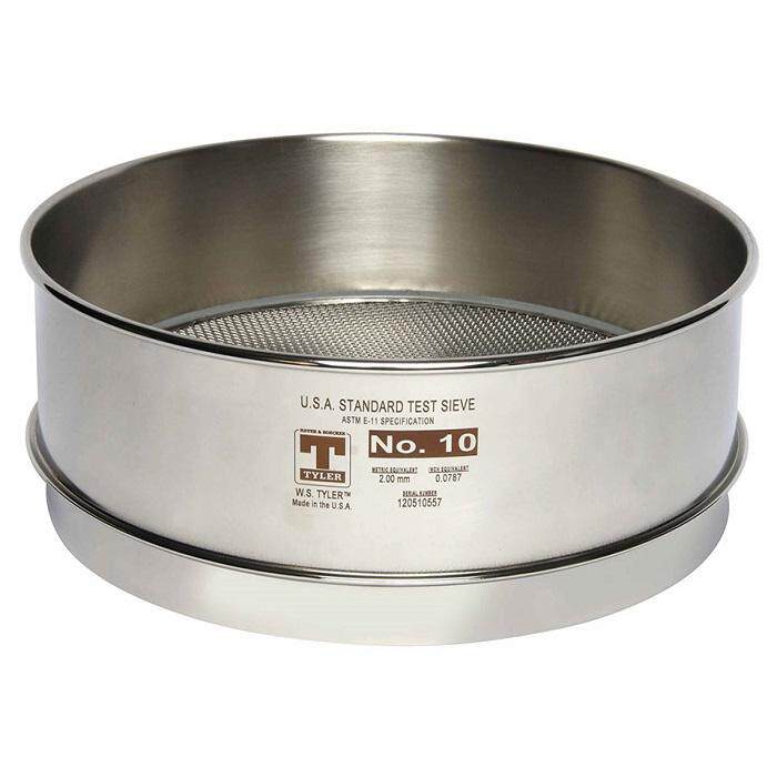 美国进口泰勒筛 tyler不锈钢标准筛 检验筛 试验筛8寸200-635目