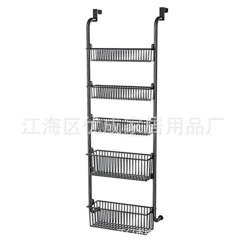 门后挂篮置物架卧室浴室杂物筐家用多层免打孔收纳篮
