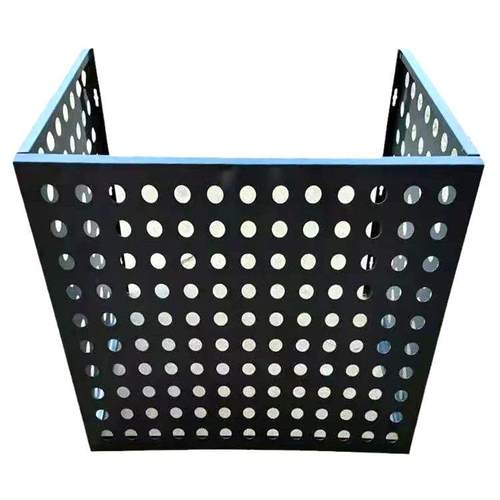 空调铝板外机罩铝单板雕花镂空空调防护罩铝合金冲压板空调外机罩