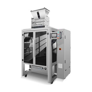 全自动多功能八列颗粒罐装机背封圆角颗粒多列包装机颗粒多列机