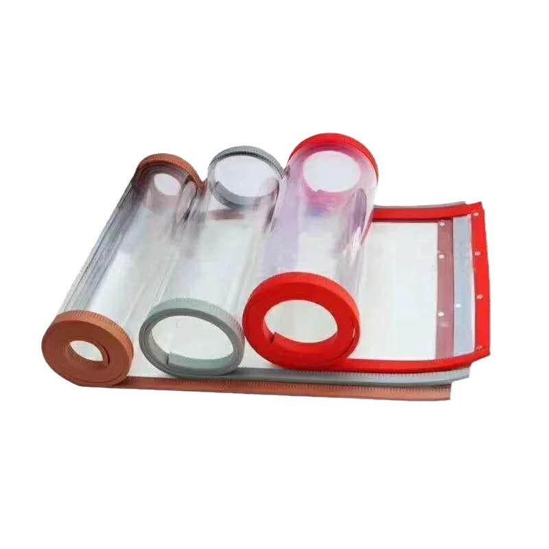 销售优质穿管式塑料磁性自吸软门帘透明防风保暖商场家用软皮帘