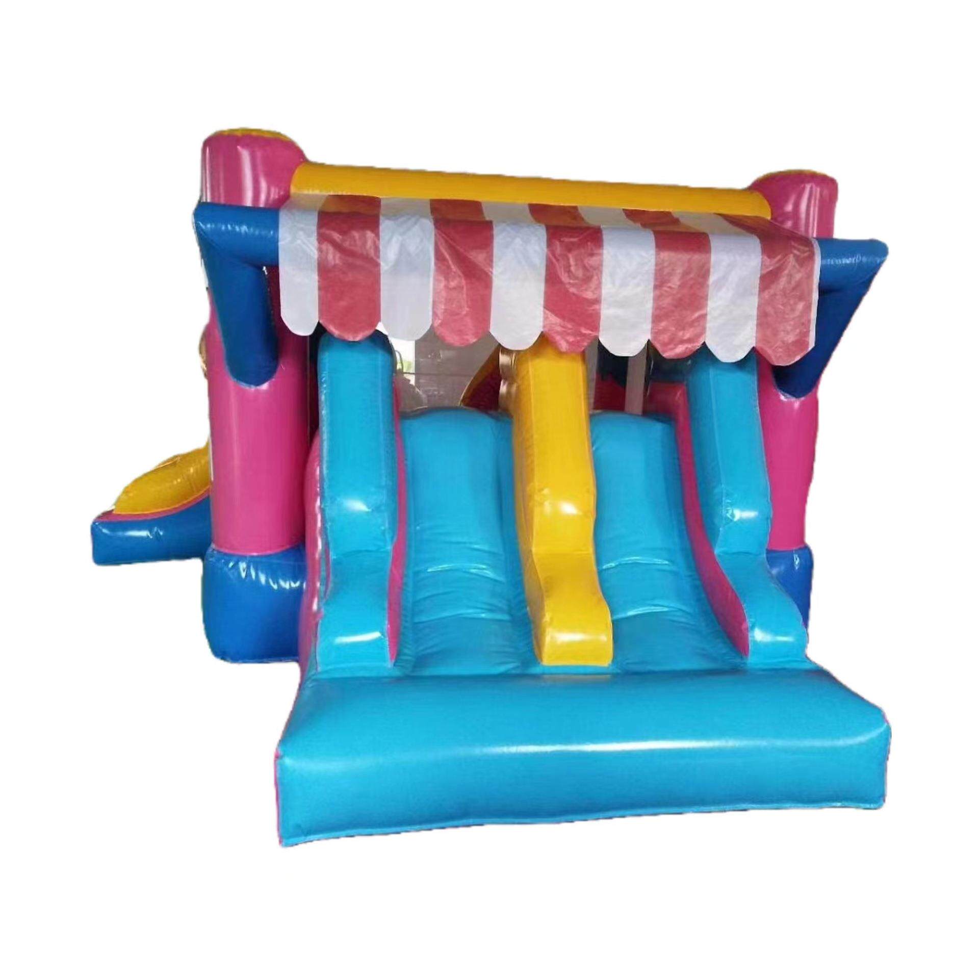 充气卡通城堡户外儿童充气城堡儿童滑梯水池大型广场游乐设备