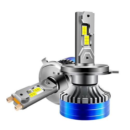 120w大功率汽车大灯h4双铜管h7激光v60前照灯泡改装