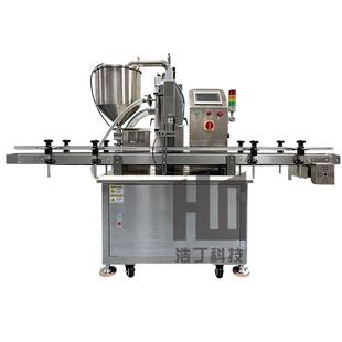 机 设备膏液灌装 自动伺服齿轮泵凝胶乳液灌装 机半流体粘稠物料灌装