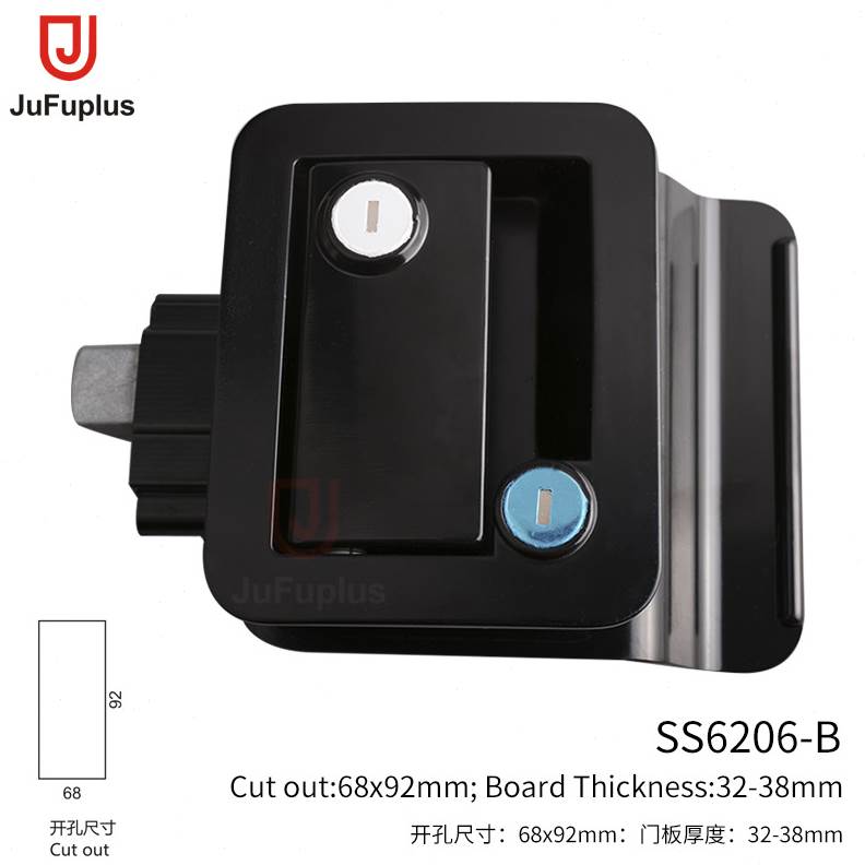 聚富汽车房车锁RV内外通开旅居车船舶舱车锁同索斯科面板锁SS6206