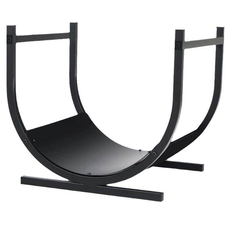 大容量柴火架耐用性高室内外使用金属木头堆放储存储物