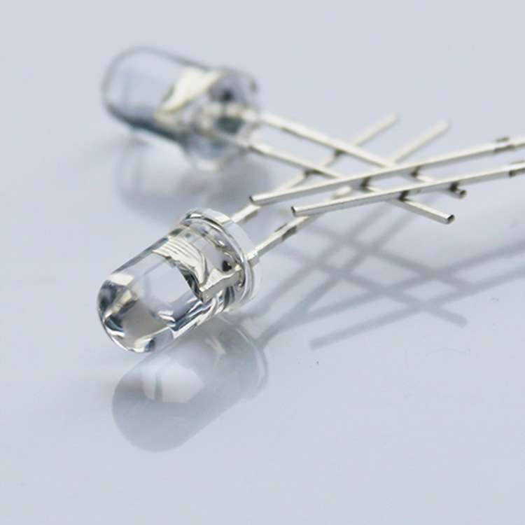 LED 3mm圆头红光灯短脚 led灯珠发光二极管 室内照明超高亮红灯