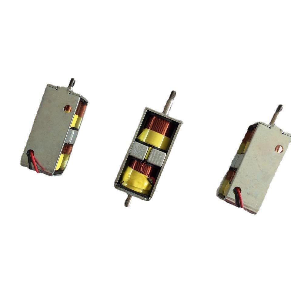 双向自保持电磁铁ZYE1-0735S-2 DC12V DC24V行程5毫米