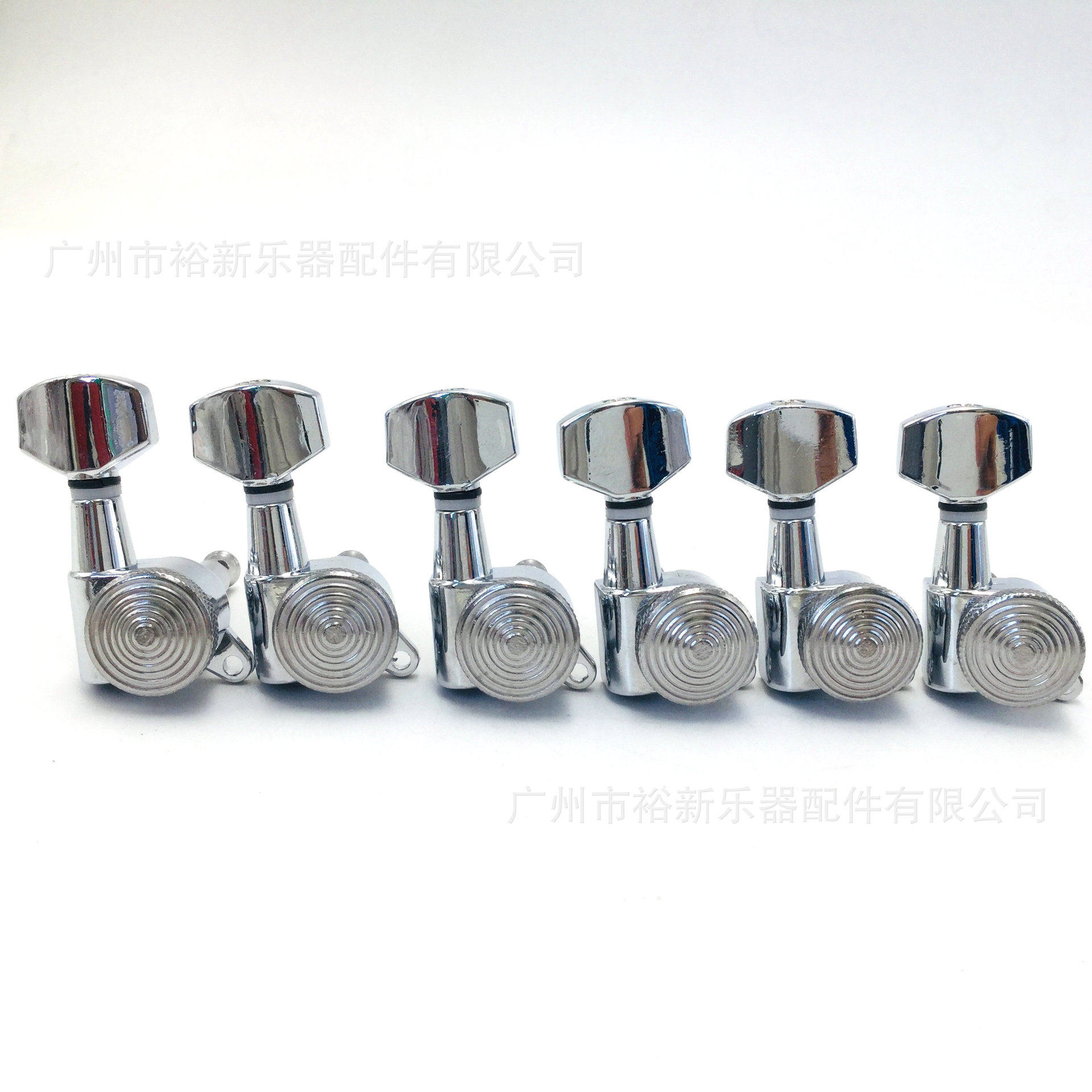 电木吉他自锁弦轴螺纹长针锁弦器银色小方头锁钮螺纹带锁弦全封闭