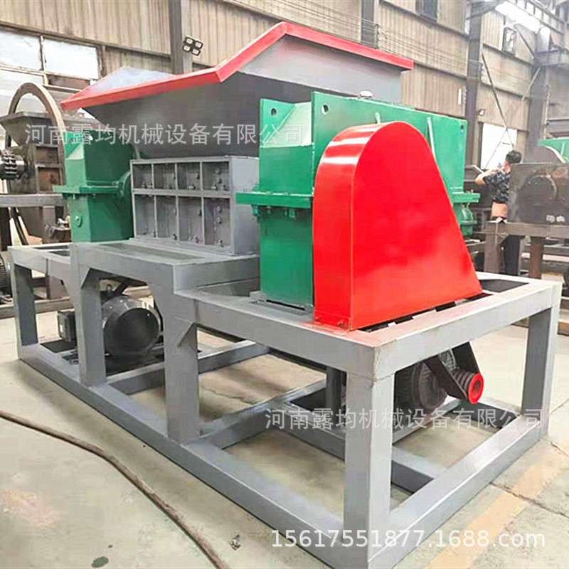 撕碎机双轴塑料工业用撕碎机 600型金属铁桶垃圾撕碎机价格