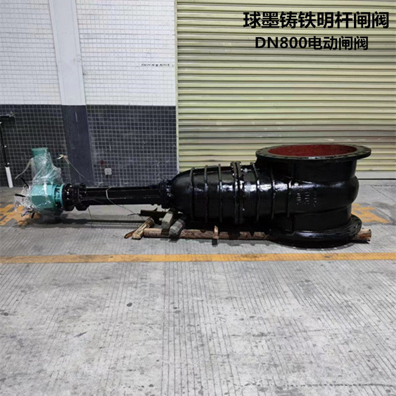 阀门球墨铸铁Z941T电动明杆闸阀(带旁通)法兰大口径闸阀DN800