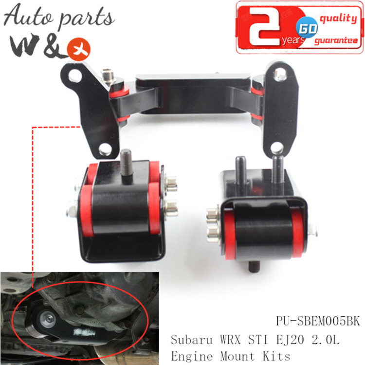 汽车发动机支架 适用Subaru WRX STI EJ20 改装聚氨酯发动机胶套