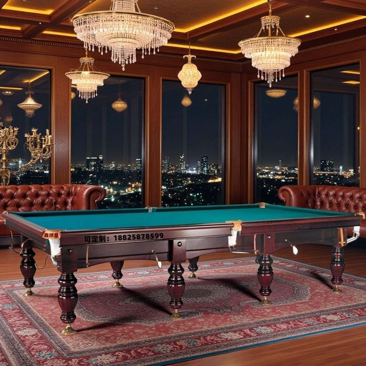 阿塞拜疆Azerbaijan俄式台球桌斯洛克桌球台美式桌球俄式桌球台厂