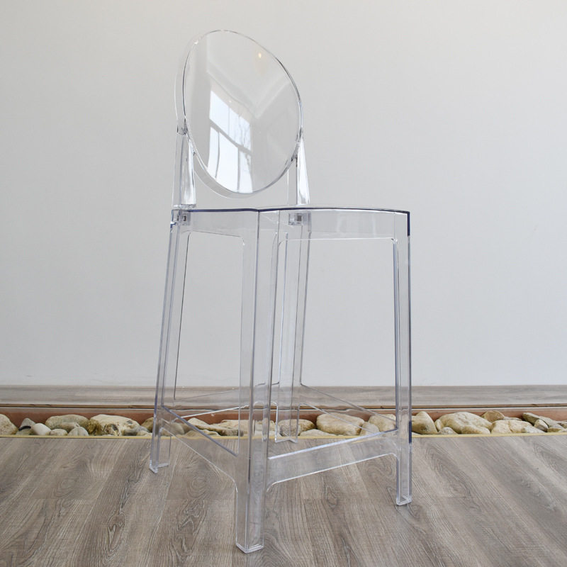 北欧网红透明吧凳欧式高脚凳吧椅现代简约亚克力水晶椅幽灵吧台椅