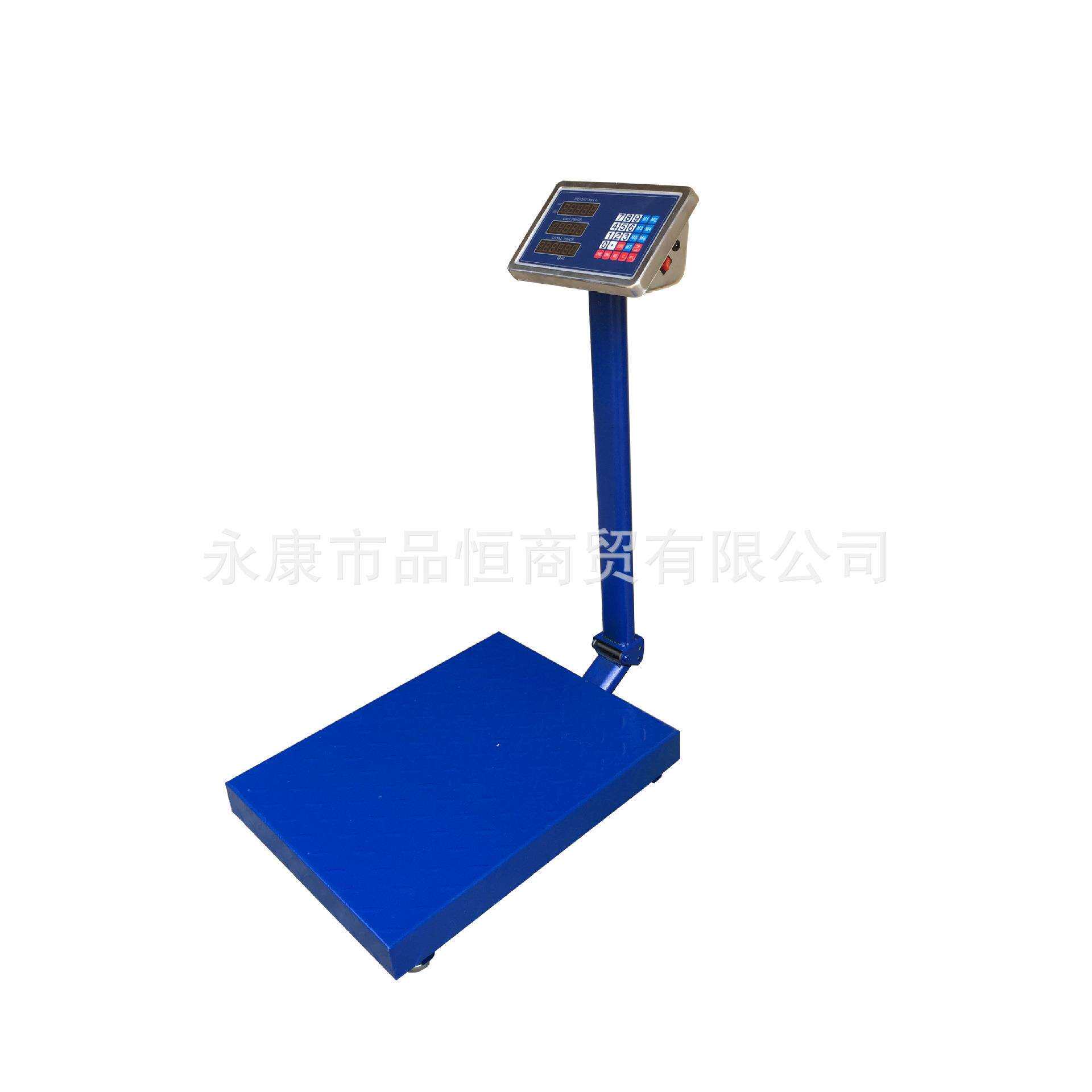 300kg电子台秤600磅lb切换英镑电子称磅秤折叠不锈钢英文版