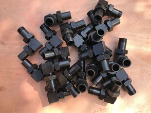 纽普兰气力输灰直角接头DN25单向阀用直角接头耐磨活接头