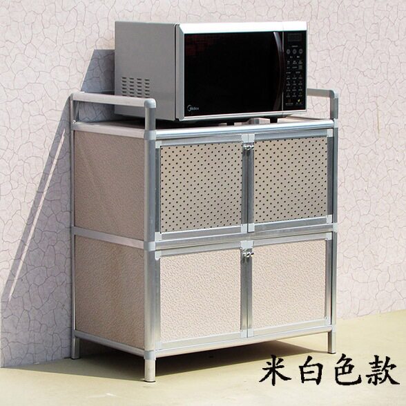 厨房餐边柜铝合金储物柜收纳柜简易碗柜茶水柜橱柜卧室柜菜柜鞋柜