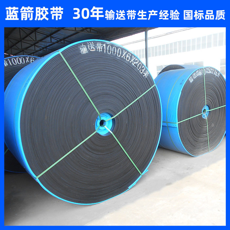 河北蓝箭厂家加工订置石料厂用5层线10mm尼龙环形橡胶输送带