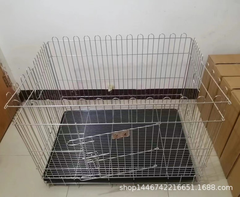不锈钢狗笼小狗跑笼不生锈宠物围栏泰迪博美狗展示笼子折叠栏栅