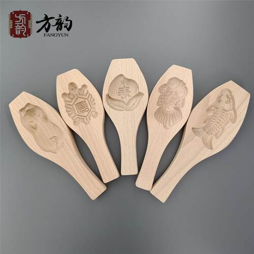 做糯米糍粑的模具粑粑手压式艾饺家用印子粑米粿月饼手工模型糕点