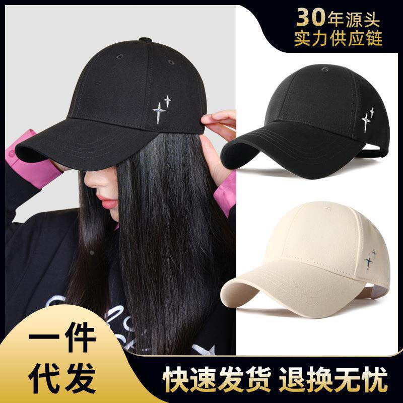 粉色帽子男帽女帽2024春季新款运动帽旅行帽遮阳帽棒球鸭舌帽