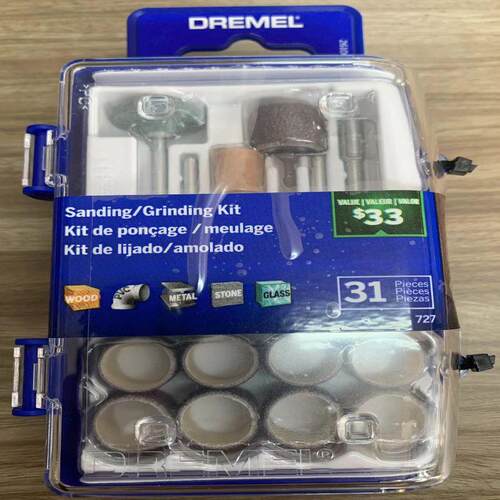 琢美DREMEL 原装电磨机雕刻机砂磨研磨雕刻印刻通用附件31件套装