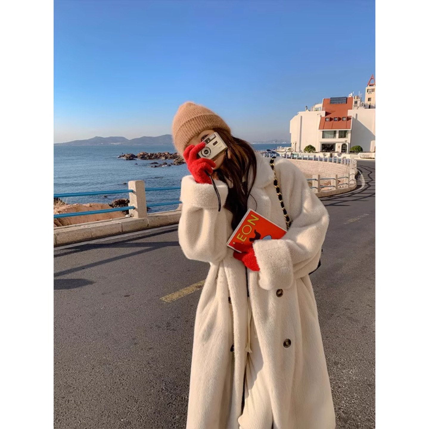 秋冬新款加厚中长款西服