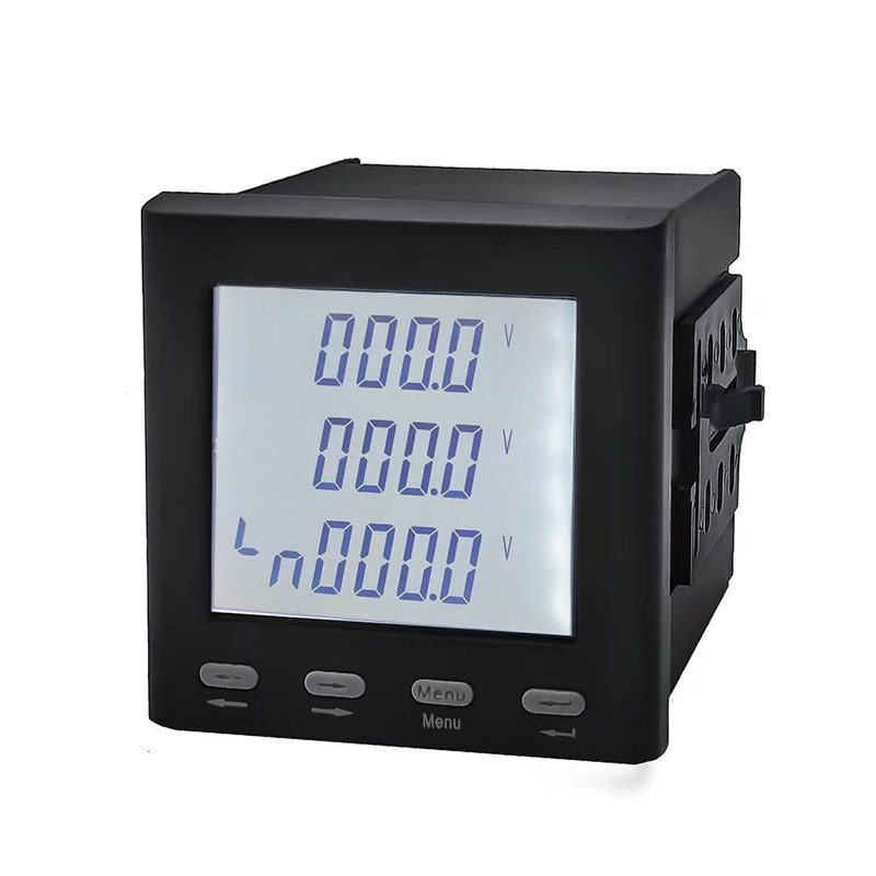 罗氏线圈多功能电力电能表485通讯三相液晶组合表柔性互感器仪表