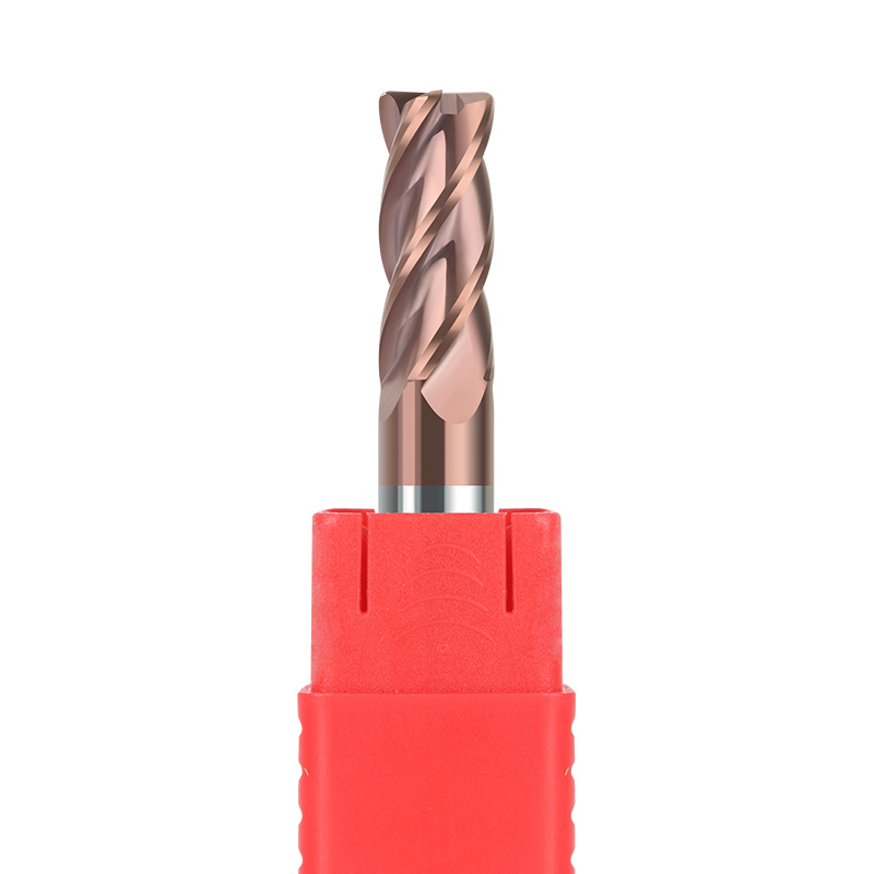 55度钨钢4刃合金圆鼻刀4R0.5/6R1.5/8R2/12R1/O10R3/16R2牛鼻铣刀