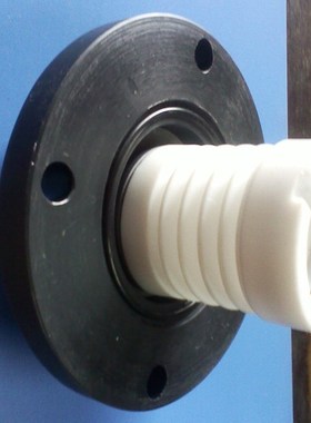 绿色塑料化工大头泵配件叶轮 中封盖 主体 自吸筒 后封盖 脚架