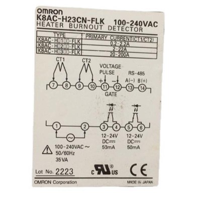 数字加热器   断线报警器       K8AC-H23CN-FLK