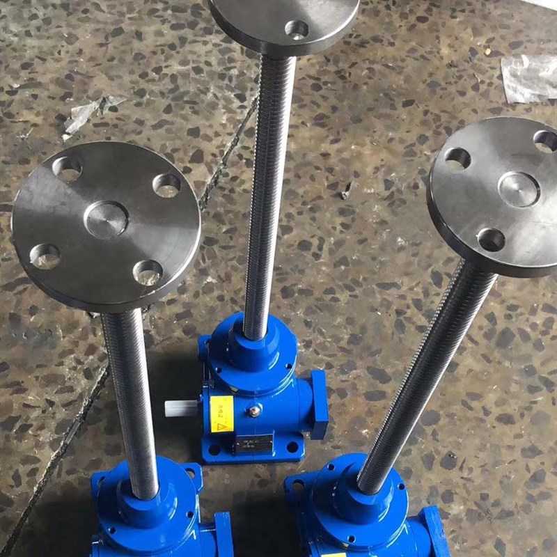 SWL5T丝杆升降机电动手摇螺旋提升机立式小型JWM蜗轮蜗杆升降平台