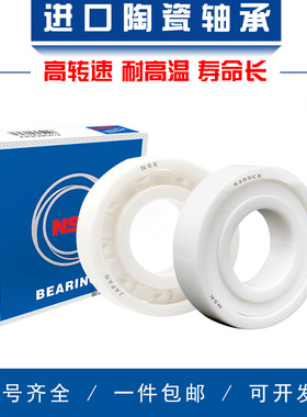 进口氧化锆全陶瓷轴承 6000 6001 6002RS 6003 6004 6005 CE 2RS