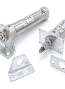 迷你气缸附件CJ-L010B L016C 固定支架 F-PB10 PB16LB脚架CDJ2B