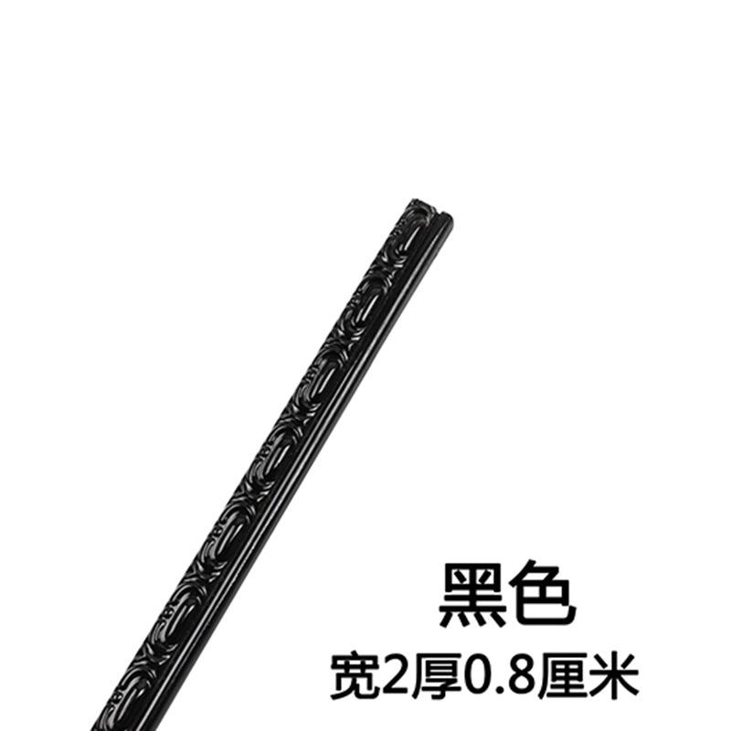 6公分pvc线条美缝黑色自粘吊顶线背景墙造型边框房顶防水装修线条