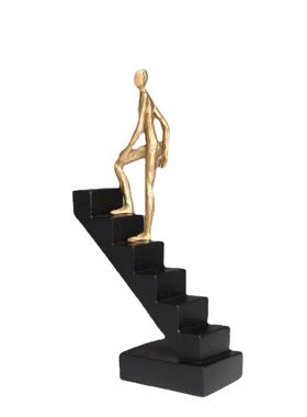 现代简约树脂攀登者样板房办公室卧室客厅餐厅电视柜饰品摆件直销