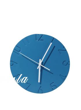 简约现代艺术静音时钟表摆件样板间过道客厅餐厅挂墙时钟软装饰品