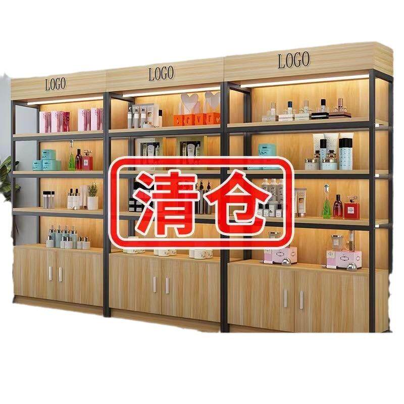 货架展示柜陈列化妆品置物架产品样品柜子母婴店超市展示架子