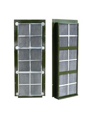 厂家立式油网除尘器LWP-X过滤器人防设备立式油网滤尘器粗滤器