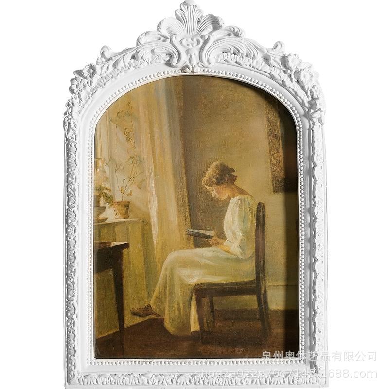 挂墙复合古旧雕花欧式照树脂组怀相框摆件922卧室婚纱相框家居软