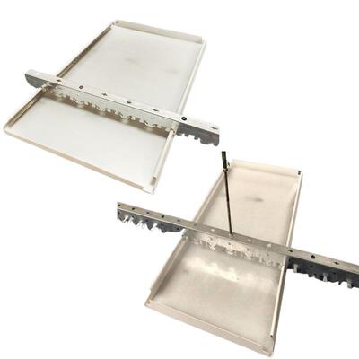 300铝防风条扣现货加油站罩棚吊顶白色烤漆高边长条1.0铝扣板天花